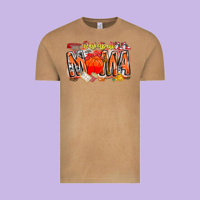 Basketball Mama Vintage Tee Designed By Cowhidedigitalart