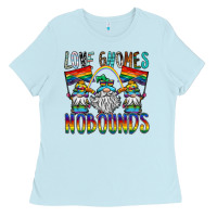 Baby Blue love gnomes nobounds Ladies Tee - SublimationCraftShop