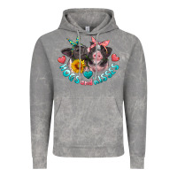 Cloud Rock hogs and kisses pigs Vintage Hoodie - Artiststas