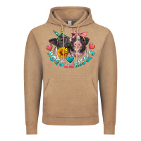 Vintage Coffee hogs and kisses pigs Vintage Hoodie - Artiststas