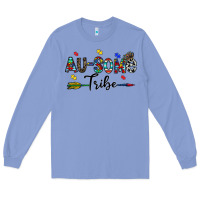 Colony Blue au some tribe Long Sleeve Tee - CowhideDigitalArt