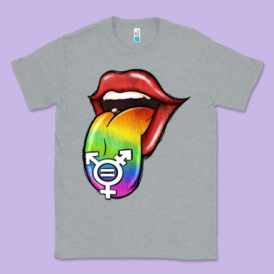Pride Lgbt Sign Tongue Classic Tee Designed By Jasminsmagicworld
