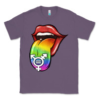 Lavender Pride LGBT Sign Tongue Classic Tee - Jasminsmagicworld