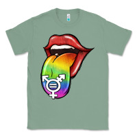 Sage Pride LGBT Sign Tongue Classic Tee - Jasminsmagicworld