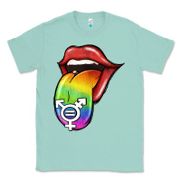 Seafoam Pride LGBT Sign Tongue Classic Tee - Jasminsmagicworld