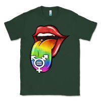 Sports Green Pride LGBT Sign Tongue Classic Tee - Jasminsmagicworld