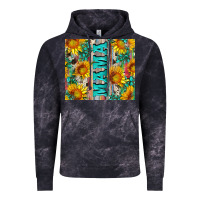 Cloud Black mama wıth sunflowers and gemstone Vintage Hoodie - Artiststas