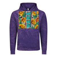 Cloud Purple mama wıth sunflowers and gemstone Vintage Hoodie - Artiststas
