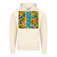 Vintage Artic mama wıth sunflowers and gemstone Vintage Hoodie - Artiststas