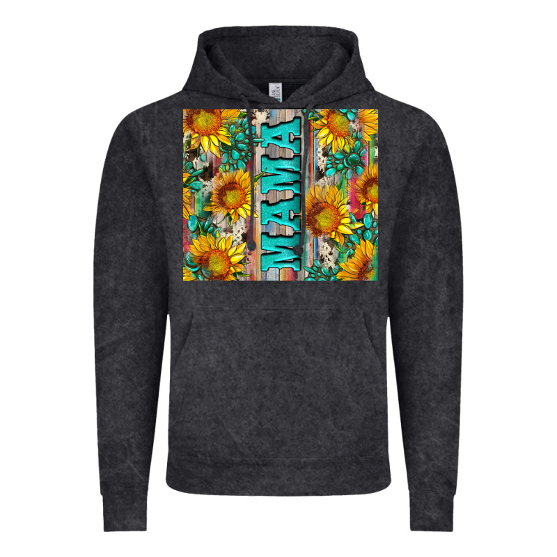 Mama Wıth Sunflowers And Gemstone Vintage Hoodie by Artiststas | Teevron