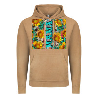 Vintage Camel mama wıth sunflowers and gemstone Vintage Hoodie - Artiststas