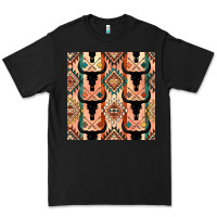 Black native american aztec seamless pattern 4 Premium Tee - BundleAndBundleShop