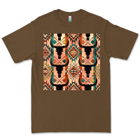 Cacao native american aztec seamless pattern 4 Premium Tee - BundleAndBundleShop