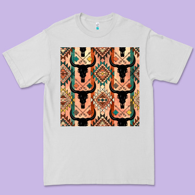 Native American Aztec Seamless Pattern 4 Premium Tee Designed By Bundleandbundleshop