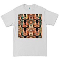 Dove Grey native american aztec seamless pattern 4 Premium Tee - BundleAndBundleShop