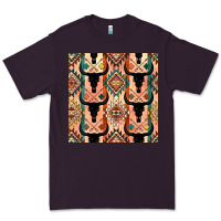 Plum native american aztec seamless pattern 4 Premium Tee - BundleAndBundleShop