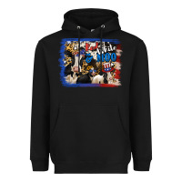 Black Red White Moo Heifers Heavyweight Hoodie - RanaPortraitStore