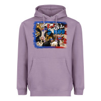 Lavender Red White Moo Heifers Heavyweight Hoodie - RanaPortraitStore