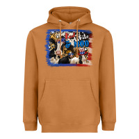 Meerkat Red White Moo Heifers Heavyweight Hoodie - RanaPortraitStore