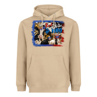 Mushroom Red White Moo Heifers Heavyweight Hoodie - RanaPortraitStore