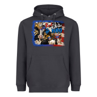 Smoke Red White Moo Heifers Heavyweight Hoodie - RanaPortraitStore