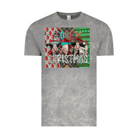 Cloud Rock mooey Christmas Vintage Tee - CowhideDigitalArt