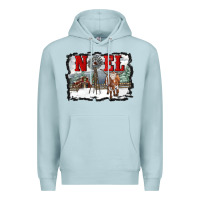 Blue Mist noel with windmill and farm Premium Hoodie - RanaPortraitStore