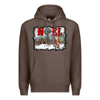 Coffee noel with windmill and farm Premium Hoodie - RanaPortraitStore