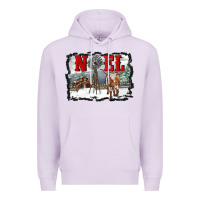 Lilac noel with windmill and farm Premium Hoodie - RanaPortraitStore