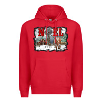 Red noel with windmill and farm Premium Hoodie - RanaPortraitStore
