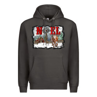 Smoke noel with windmill and farm Premium Hoodie - RanaPortraitStore