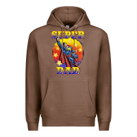 Chestnut super dad Premium Hoodie - BarkalooDesign