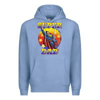 Colony Blue super dad Premium Hoodie - BarkalooDesign