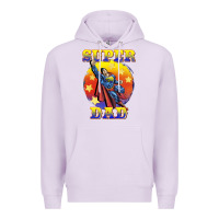 Lilac super dad Premium Hoodie - BarkalooDesign