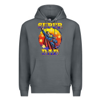 Rock super dad Premium Hoodie - BarkalooDesign