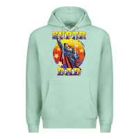 Seafoam super dad Premium Hoodie - BarkalooDesign