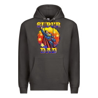 Smoke super dad Premium Hoodie - BarkalooDesign