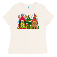 Bone gnome Christmas Ladies Tee - CowhideDigitalArt