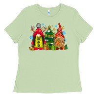 Matcha gnome Christmas Ladies Tee - CowhideDigitalArt