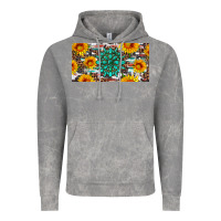 Cloud Rock gemtone and sunflowers license plate Vintage Hoodie - Artiststas
