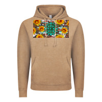 Vintage Coffee gemtone and sunflowers license plate Vintage Hoodie - Artiststas