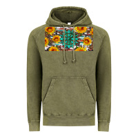 Vintage Olive gemtone and sunflowers license plate Vintage Hoodie - Artiststas