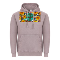 Vintage Zinc gemtone and sunflowers license plate Vintage Hoodie - Artiststas