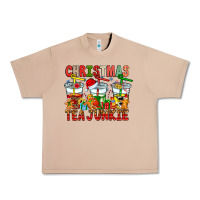 Burro Christmas tea junkie Urban Heavy Tee - CowhideDigitalArt