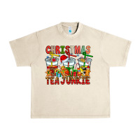 Sandshell Christmas tea junkie Urban Heavy Tee - CowhideDigitalArt