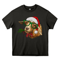 Asphalt christmas goat Heavy Core Tee - RanaPortraitStore
