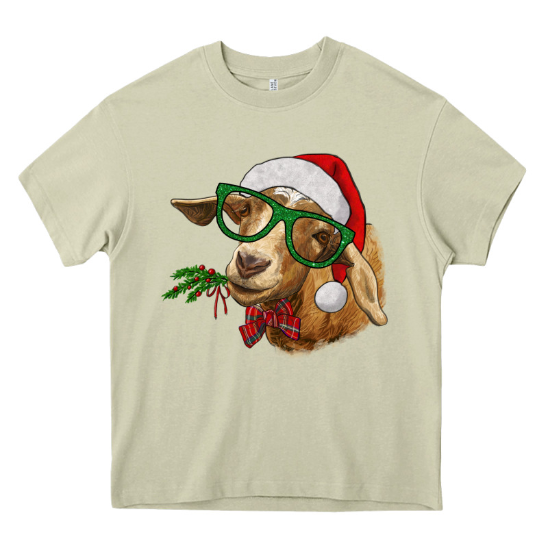 Christmas Goat Heavy Core Tee by RanaPortraitStore | Teevron