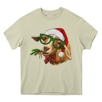 Mossy christmas goat Heavy Core Tee - RanaPortraitStore