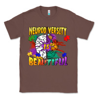 Chestnut Neurodiversity is beautiful Classic Tee - FaDigitalArtStudio