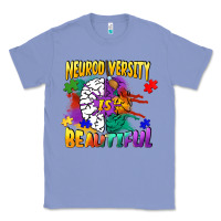 Colony Blue Neurodiversity is beautiful Classic Tee - FaDigitalArtStudio